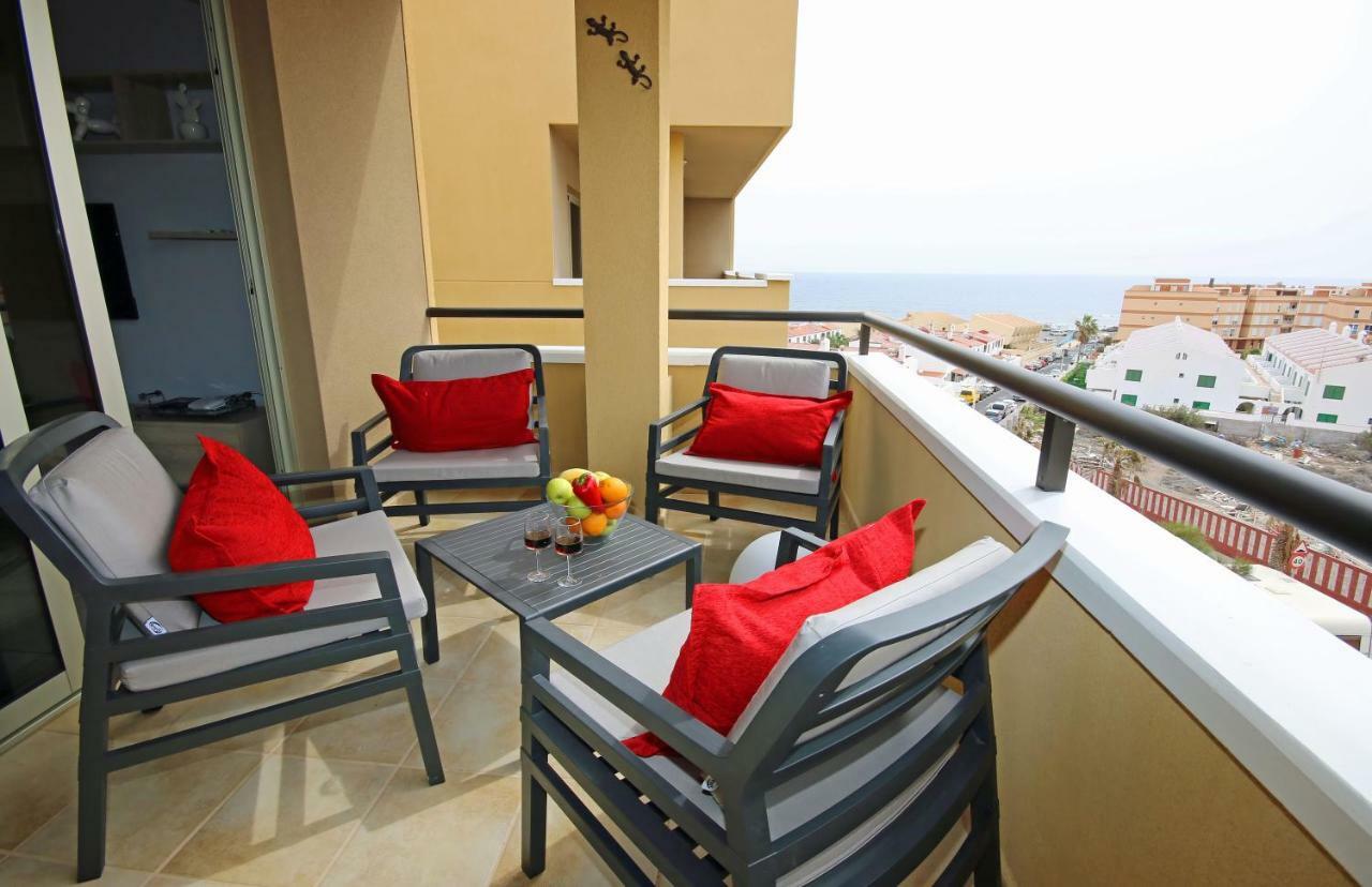 La Perla By Rentmedano Superb Luxury Duplex, Private Roof Terrace, Ocean View, Pool, Wifi And Parking Apartment El Medano  Bagian luar foto