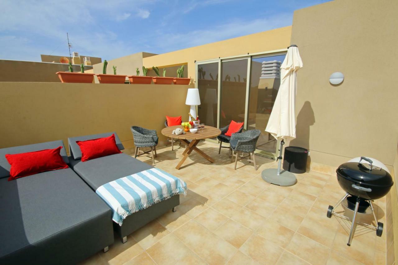La Perla By Rentmedano Superb Luxury Duplex, Private Roof Terrace, Ocean View, Pool, Wifi And Parking Apartment El Medano  Bagian luar foto